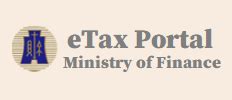 eTax Portal,Ministry of Finance .
